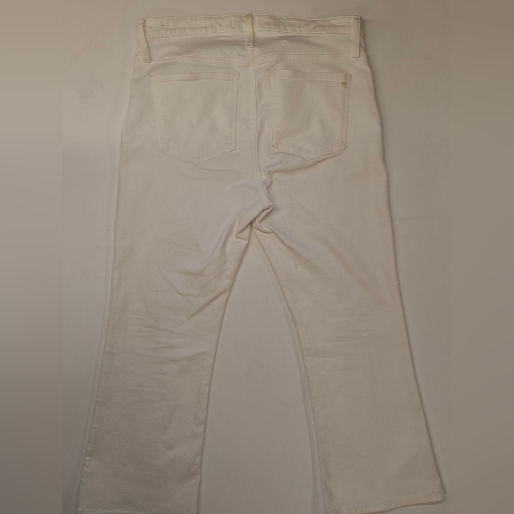 Madewell Women's Cali Demi-Boot Jeans White size 33 - Picture 11 of 13